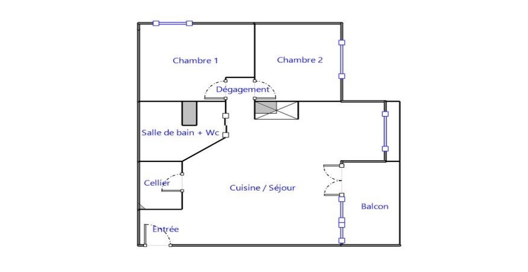 Plan Appartement Mérignac Arlac