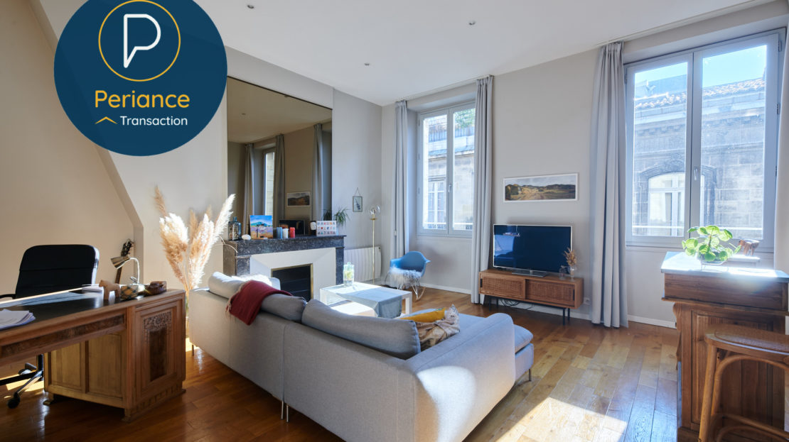 séjour - Appartement T2 à vendre à Bordeaux Gambetta